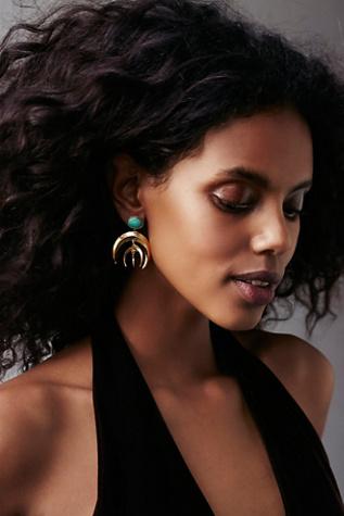 The 2 Bandits Womens Moonchild Earring