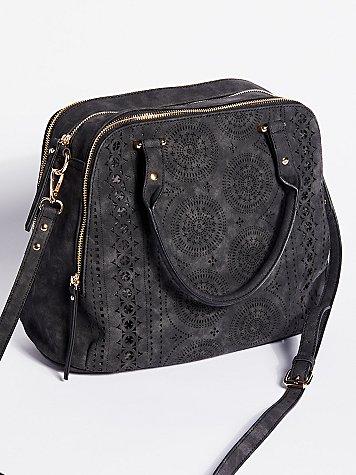 Logan Vegan Perforated Tote By Free People