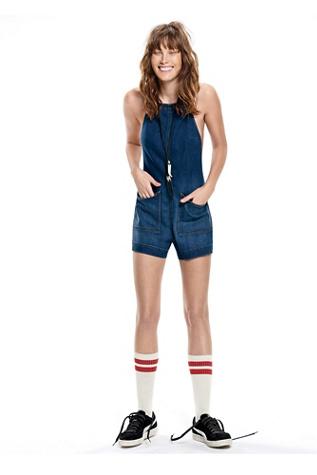 Free People Womens Overdrive Retro Romper