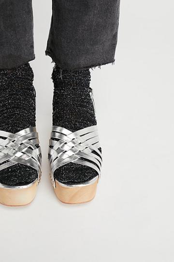 Cascade Metallic Clog By Jeffrey Campbell At Free People