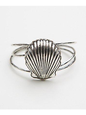 Free People Maui Metal Shell Cuff