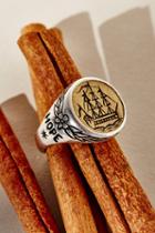 Lhn Jewelry Womens Albion Ship Signet Ring