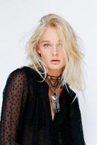 Free People Womens Bandito Metal Collar