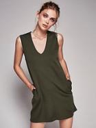 Free People Deep V Mini Dress