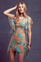 Skivvies By For Love & Lemons Womens Orchid Mini Dress