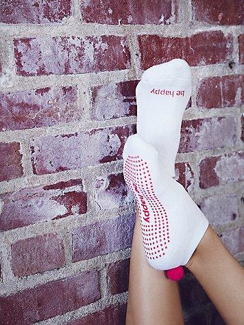 Sticky Be Socks Beyond Words Pom Exersock