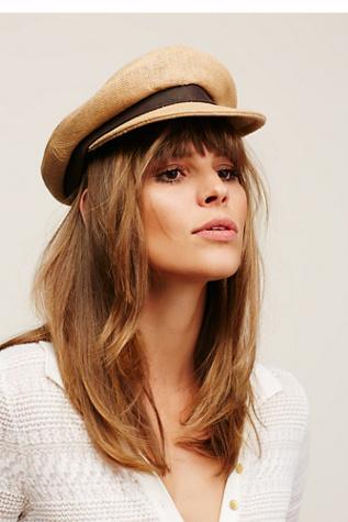 Brixton Womens Brooke Straw Lieutenant Hat