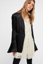 Flared Sleeve Satin Blazer By Free People