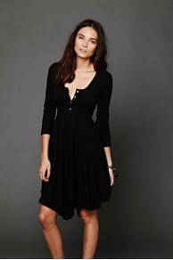 Fp Beach Miles Of Henley Mini Dress At Free People