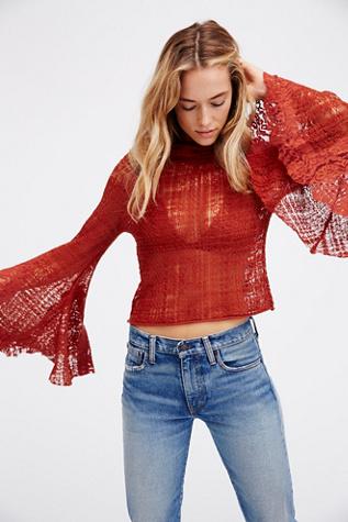 Free People Womens She's A Lady Top