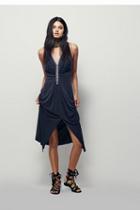 Free People Womens Wild Dreaming Knit Midi Dress