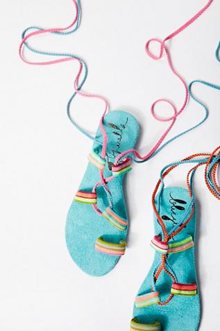 Neon Wrap Sandal By Thaikila At Free People