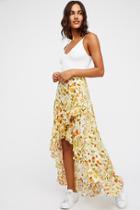 Sayulita Frill Split Skirt By Spell At Free People