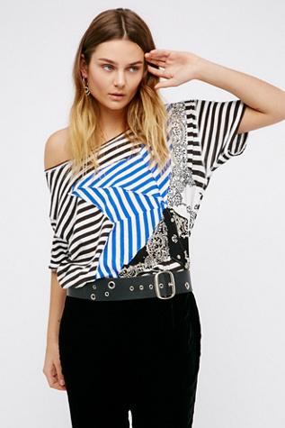 Free People Womens Head Over Heels Tee