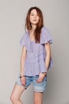 Free People Womens Athena Tiered Top