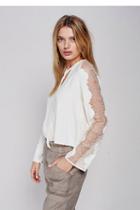 Free People Womens Freya Tie Front Blouse
