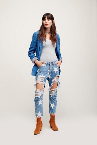 One By One Teaspoon Womens Saints Le Punk Star Jean