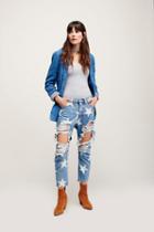 One By One Teaspoon Womens Saints Le Punk Star Jean