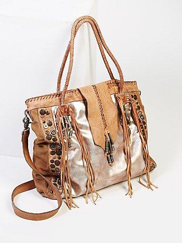 Free People Orion Leather Tote