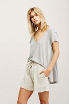 Free People Womens The A Line Tee