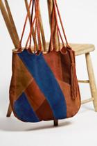 Free People Womens Decades Patched Tote