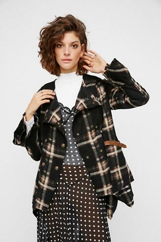 Free People Womens Vivienne Raw Cut Jacket