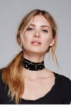 Ettika X Free People Womens Stacked Star Velvet Choke