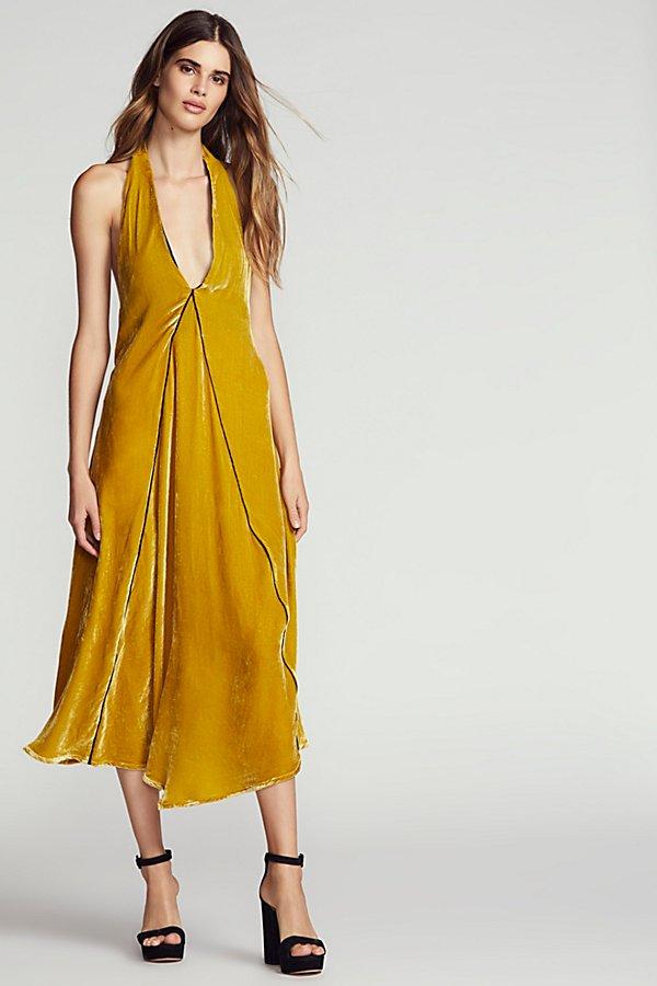 Walter Velvet Midi Dress By Free People
