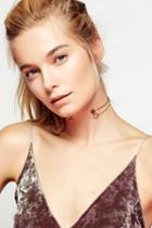 Free People Womens Penny Charm Choker Set