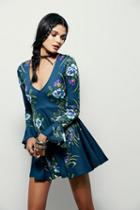 Free People Womens Date Night Fit And Flare Dress