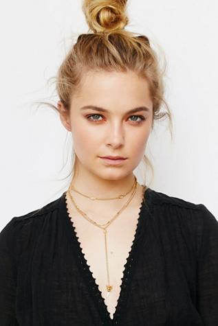 Lili Claspe X Free People Womens Shark Tooth Opal Choker Bolo