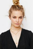 Lili Claspe X Free People Womens Shark Tooth Opal Choker Bolo