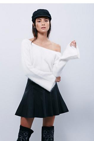 Free People Womens About A Girl Vegan Skirt