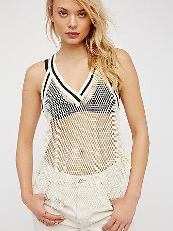 Get It Mesh Tank By Free People
