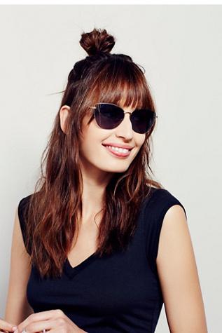 Free People Womens Atlanta Cat Eye Sunglass
