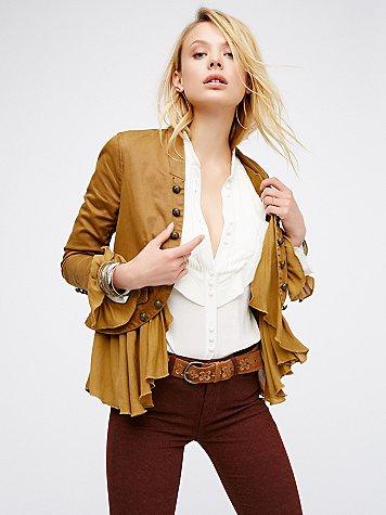Free People Annie Leather Belt