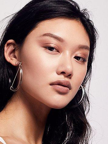 Lucite Piercing Hoops By Free People