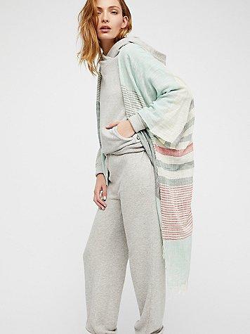 Mystique Shimmer Stripe Kimono By Free People