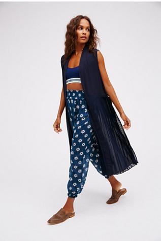 Free People Womens Anita Bonita Pleated Vest