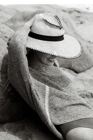 Ale By Alessandra Womens Brava Wide Brim Straw