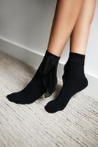 Memoi Womens Caberet Wrap Ankle Sock