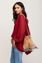 Star Mela Womens Eni Fringe Pouch