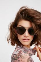 Free People Womens Galaxy Metal Aviator