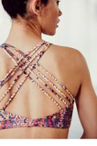 Fp Movement + Onzie Womens Printed Chic Bra