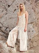 Free People Midnight Party Fringe Maxi