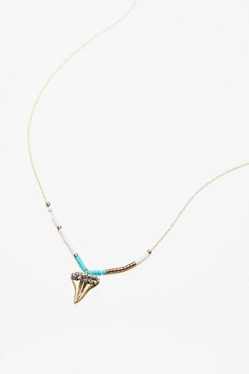 Raw Stone Beaded Charm Necklace By Marly Moretti At Free People