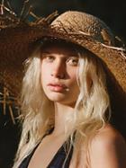 Russo Oversized Straw Hat By Lack Of Colour  At Free People