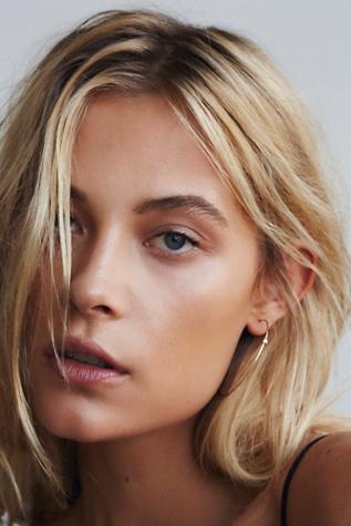 Zoe Chicco X Free People Womens Diamond Drop Hoops