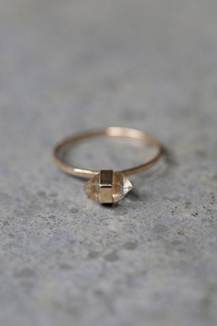 Melissa Joy Manning Womens Herkimer Diamond Ring