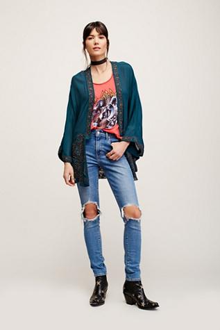 Levi S Womens Levi S Rugged Busted Knee Skinny